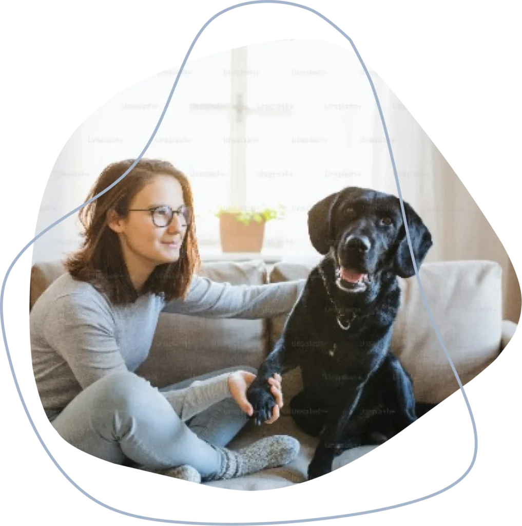 dog owners with their dogs